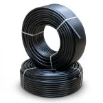 HDPE Pipes PE 80 Pressure 12.5 Bar 75 mm Diameter 6.8 mm Thickness Black
