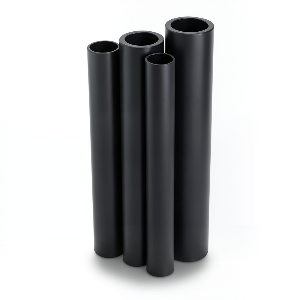مواسير HDPE الراجحي PE 100 ضغط 6 بار قطر خارجي 630 مم سمك 24.1 مم لون أسود