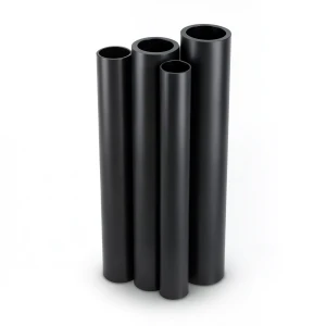HDPE Pipes PE 100 Pressure 6 Bar Outer Diameter 710 mm Thickness 27.2 mm Black