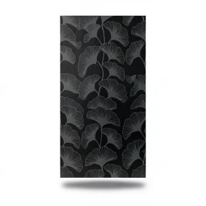 German Wall Covering Black, 10 m Length, 0.53 m Width, Model 10064-37