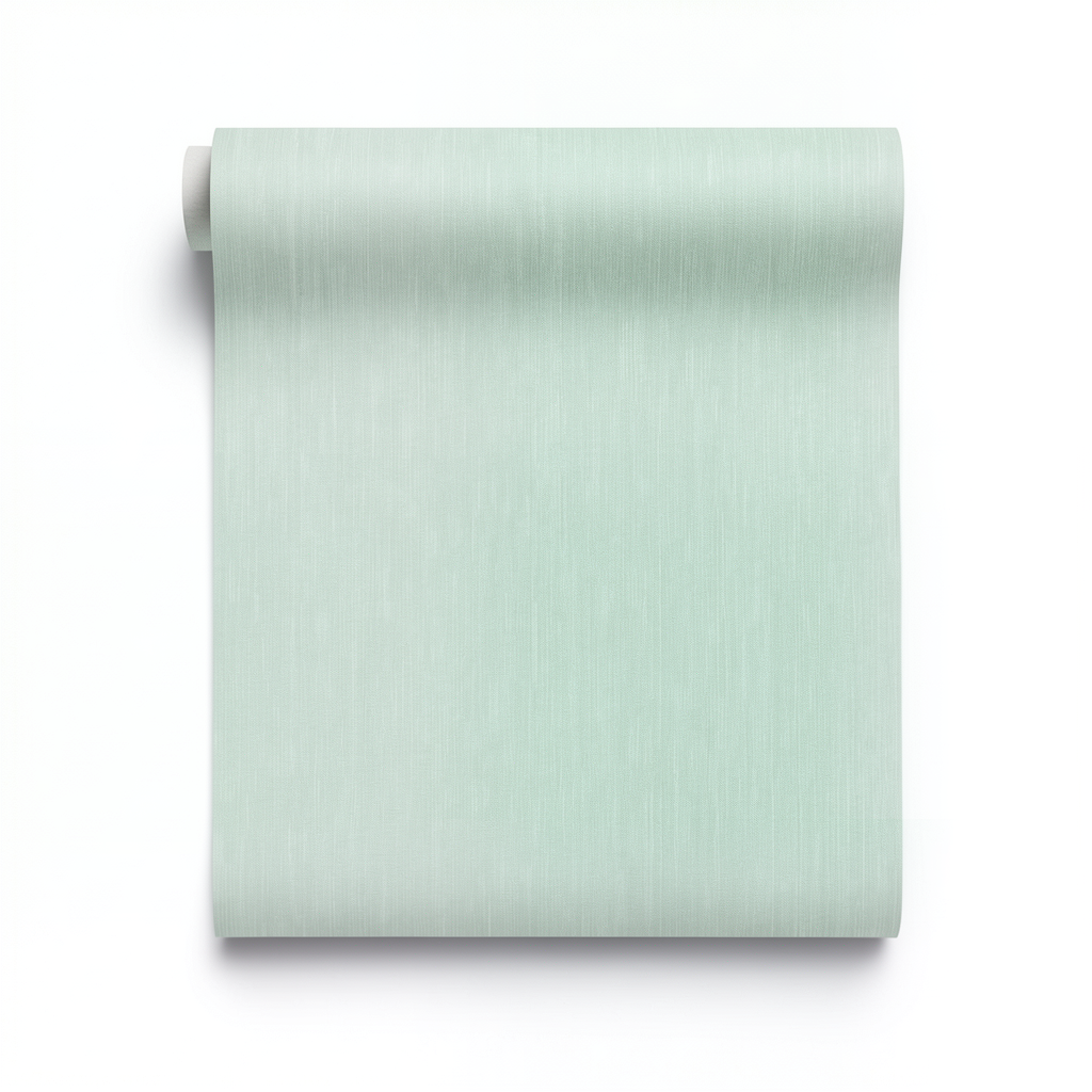 Patterned Wallpaper 10m x 0.53m Light Green, Model 10004-07