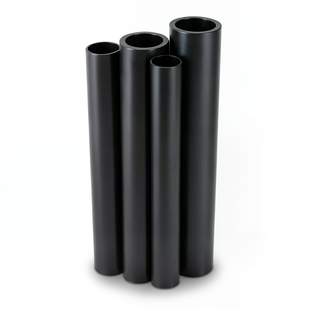 مواسير HDPE الراجحي PE 100 ضغط اسمي 6 بار قطر خارجي 1200 مم سمك 45.9 مم لون أسود