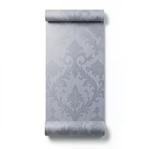 Patterned Wallpaper Gray Color 10m x 0.53m, Model 10004-44