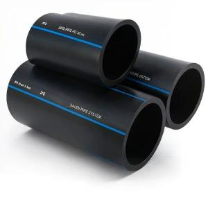 أنابيب HDPE SPS PE 80 ضغط 8 بار قطر خارجي 40 مم سمك 2.4 مم أسود | مصنع أنظمة الانابيب السعودي (SPS)
