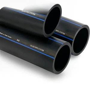 أنابيب HDPE السعودي PE 80 ضغط 12.5 بار قطر خارجي 32 مم سمك 3 مم لون اسود | مصنع أنظمة الانابيب السعودي (SPS)