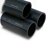 أنابيب HDPE السعودي PE 80 ضغط 12.5 بار قطر خارجي 40 مم سمك 3.7 مم لون أسود | مصنع أنظمة الانابيب السعودي (SPS)