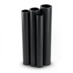 أنابيب HDPE PE 100 ضغط 4 بار قطر خارجي 355 مم سمك 3.5 مم لون أسود