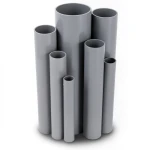 UPVC Pipes Nominal Pressure 10 Bar Outside Diameter 160 mm Thickness 7.7 mm Gray