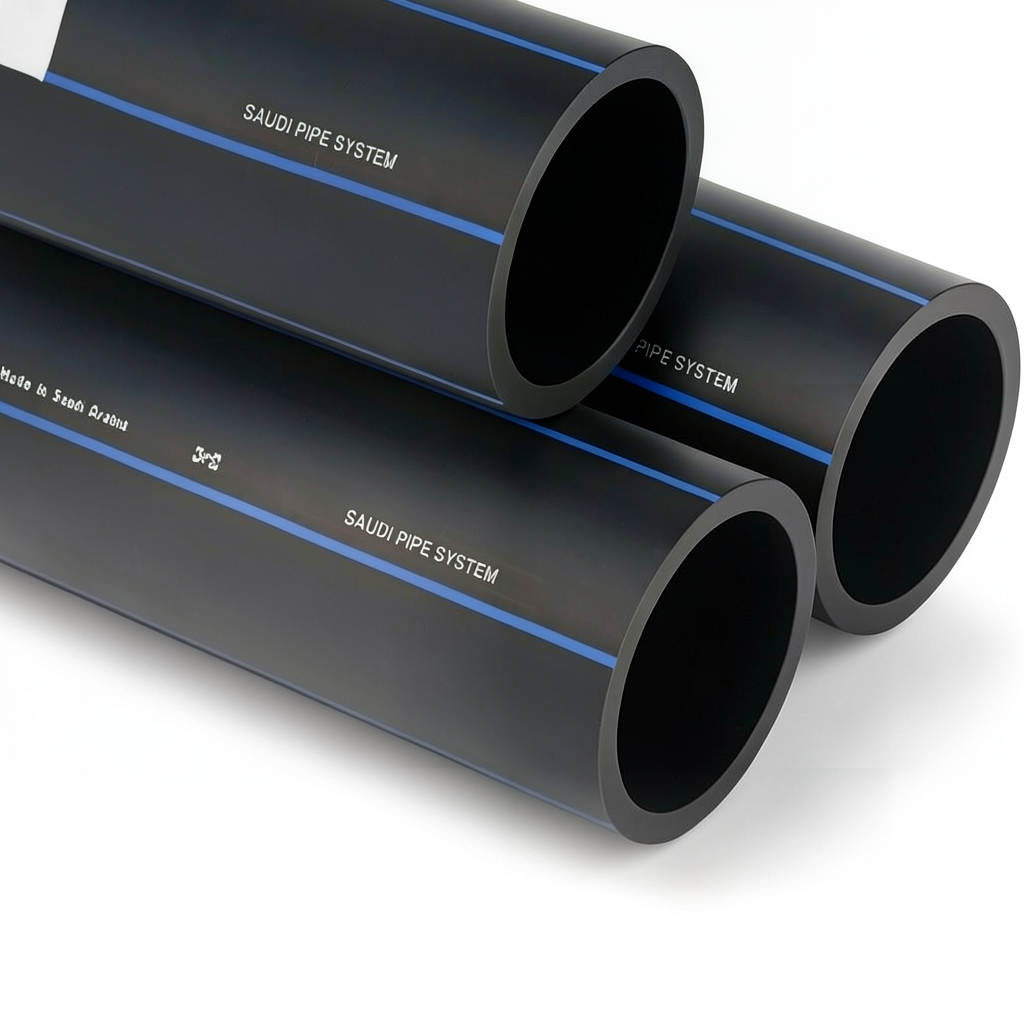 SPS HDPE Pipes PE 80 Pressure 12.5 Bar Outside Diameter 40 mm Thickness 3.7 mm Black | Saudi Pipes Systems (SPS)