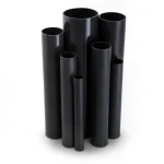 مواسير UPVC ضغط 10 بار قطر خارجي 160 مم سمك 7.7 مم لون اسود