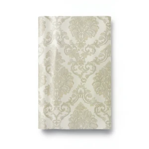 Italian Wallpaper 10m x 0.73m Light Beige, Model 25008