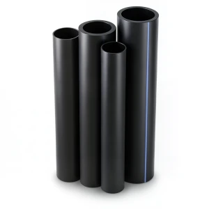 HDPE Pipes PE 100 Pressure 4 Bar Diameter 450 mm Thickness 11.0 mm Black