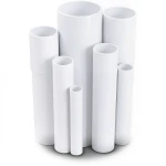 مواسير UPVC ضغط 16 بار قطر خارجي 160 مم سمك 11.9 مم لون أبيض