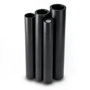 Al-Rajhi HDPE Pipes PE 100 Pressure 4 Bar Diameter 500 mm Thickness 12.3 mm Black