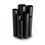 مواسير UPVC ضغط 16 بار قطر خارجي 160 مم سمك 11.9 مم لون اسود