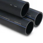 أنابيب HDPE السعودي PE 80 ضغط 8 بار قطر خارجي 50 مم سمك 3 مم لون أسود | مصنع أنظمة الانابيب السعودي (SPS)