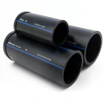 أنابيب HDPE السعودي PE 80 ضغط 12.5 بار قطر خارجي 50 مم سمك 4.6 مم لون اسود | مصنع أنظمة الانابيب السعودي (SPS)