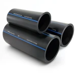 أنابيب HDPE السعودي PE 80 ضغط 5 بار قطر خارجي 63 مم سمك 2.5 مم لون أسود | مصنع أنظمة الانابيب السعودي (SPS)