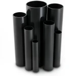مواسير UPVC ضغط 4 بار قطر خارجي 200 مم سمك 4 مم لون اسود
