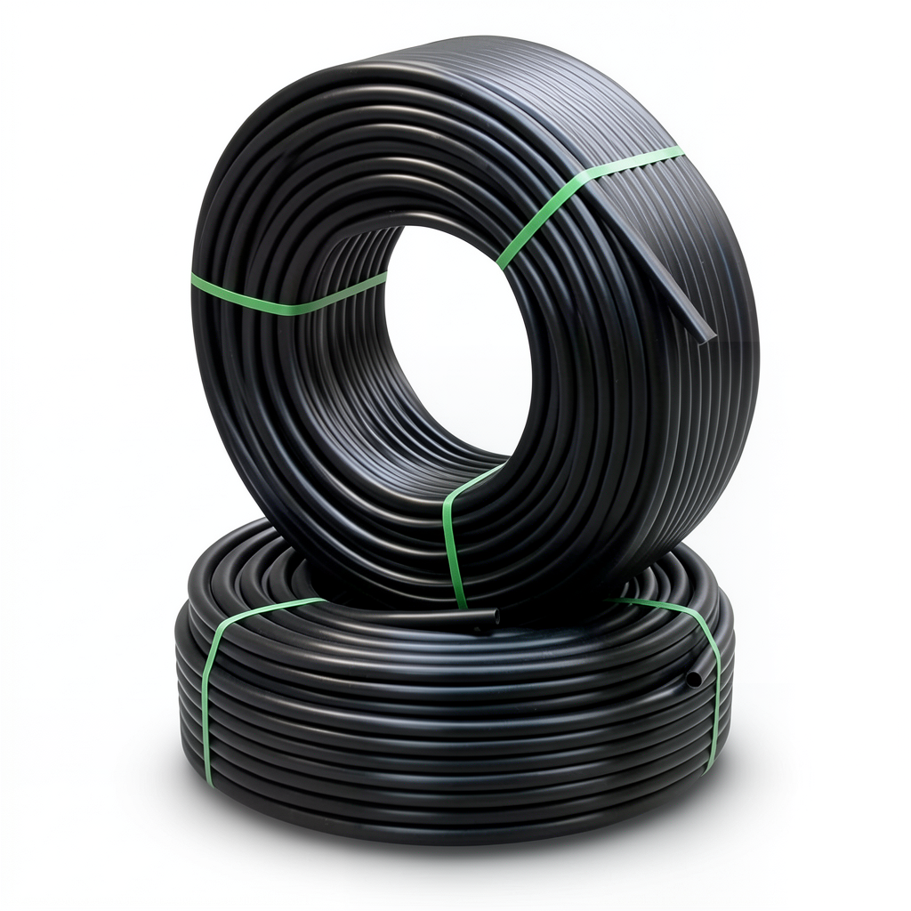 Al-Rajhi HDPE Pipes PE 80 Pressure 5 Bar Outer Diameter 75 mm Thickness 2.9 mm Black