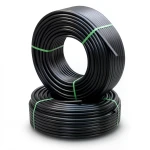 Al-Rajhi HDPE Pipes PE 80 Pressure 5 Bar Outer Diameter 75 mm Thickness 2.9 mm Black