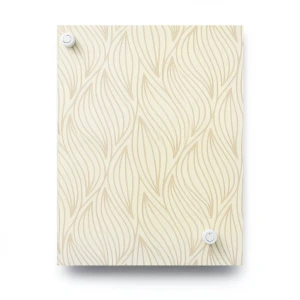 German Wallpaper Wavy Design 10m x 0.53m Cream Color, Model 10063-14