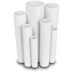 UPVC Pipes Nominal Pressure 16 Bar Outside Diameter 200 mm Thickness 14.9 mm White