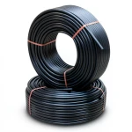 Al-Rajhi HDPE Pipes PE 80 Pressure 5 Bar Outer Diameter 125 mm Thickness 4.8 mm Black