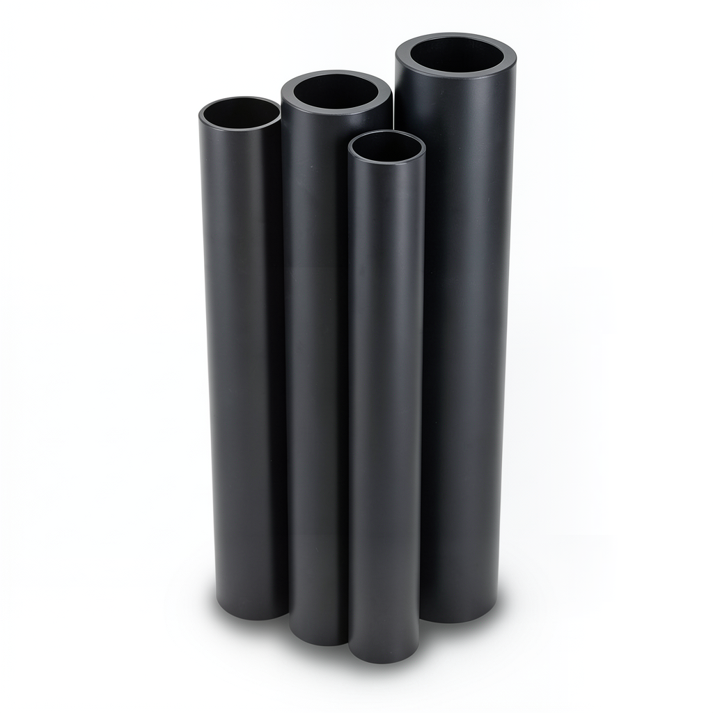 HDPE Pipes PE 80 Pressure 5 Bar Outer Diameter 180 mm Thickness 6.9 mm Black