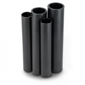 HDPE Pipes PE 80 Pressure 5 Bar Outer Diameter 200 mm Thickness 7.7 mm Black