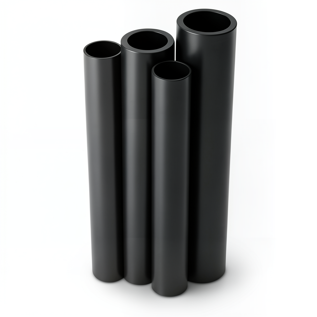 مواسير HDPE PE 80 ضغط 5 بار قطر خارجي 225 مم سمك 8.6 مم لون اسود