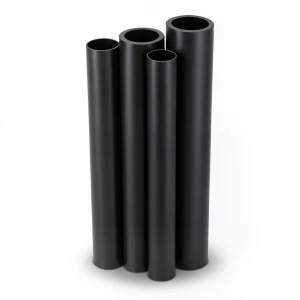 مواسير HDPE PE 80 ضغط 5 بار قطر خارجي 250 مم سمك 9.6 مم لون أسود