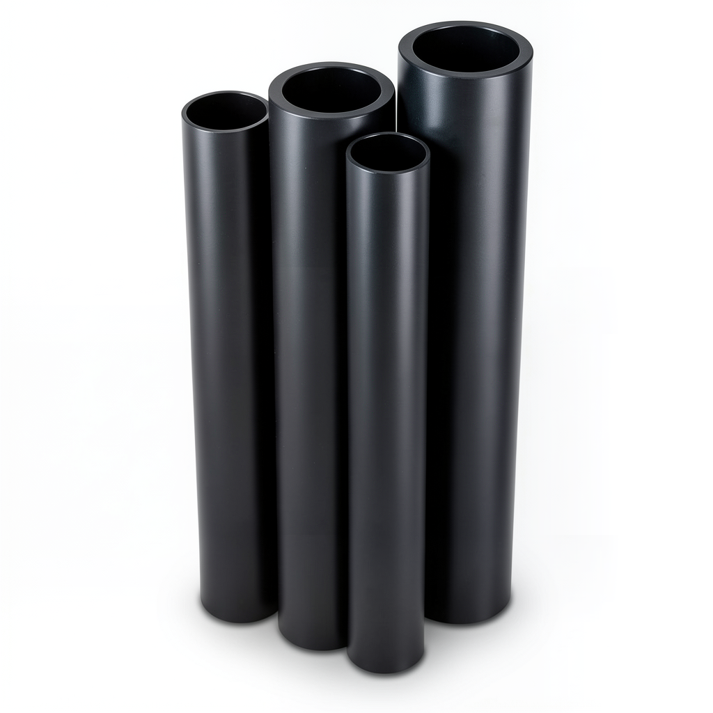HDPE Pipes PE 80 Pressure 5 Bar Outer Diameter 280 mm Thickness 10.7 mm Black