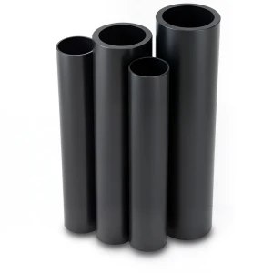 مواسير HDPE PE 80 ضغط 5 بار قطر خارجي 315 مم سمك 12.1 مم أسود