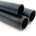 SPS HDPE Pipes PE 80 Pressure 12.5 Bar Outside Diameter 63 mm Thickness 5.8 mm Black | Saudi Pipes Systems (SPS)