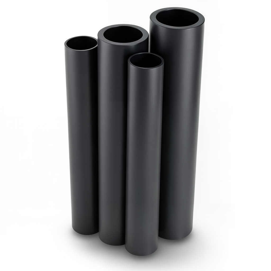 Al-Rajhi HDPE Pipes PE 80 Pressure 5 Bar Outer Diameter 355 mm Thickness 13.6 mm Black