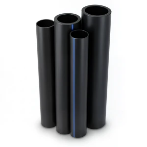 HDPE Pipes PE 100 Pressure 4 Bar 900 mm Diameter 22.0 mm Thickness Black
