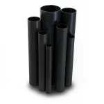 مواسير UPVC ضغط 10 بار قطر خارجي 160 مم سمك 7.7 مم لون اسود