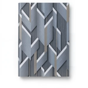 German Geometric Wallpaper 10m x 0.53m Gray, Model 10145-08