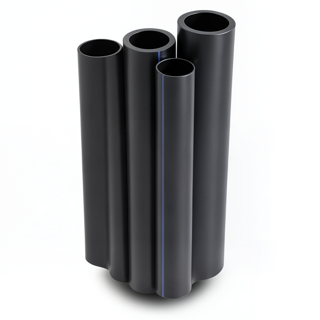 Al-Rajhi HDPE Pipes PE 100 Pressure 4 Bar Outside Diameter 1000 mm Thickness 24.5 mm Black