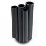 Al-Rajhi HDPE Pipes PE 100 Pressure 4 Bar Outside Diameter 1000 mm Thickness 24.5 mm Black