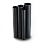 HDPE Pipes PE 100 Pressure 4 Bar Outside Diameter 1200 mm Thickness 29.4 mm Black