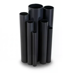مواسير UPVC ضغط 16 بار قطر خارجي 160 مم سمك 11.9 مم لون اسود