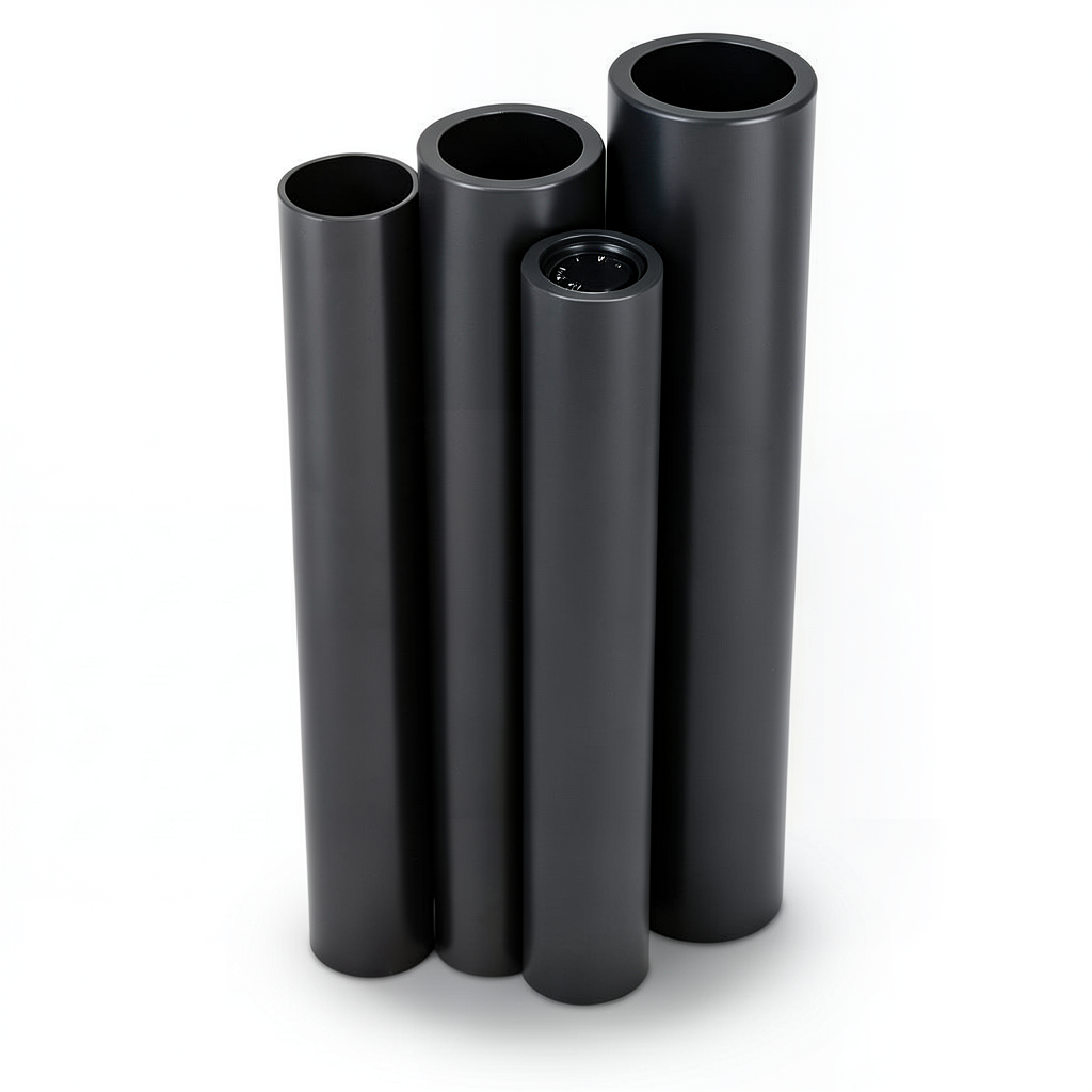 مواسير HDPE PE 100 ضغط 4 بار قطر 1400 مم سمك 34.3 مم لون أسود