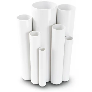 مواسير UPVC ضغط 2.5 بار قطر 200 مم سمك 1.8 مم أبيض