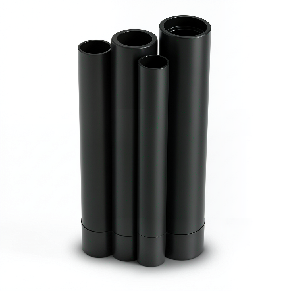 Al-Rajhi HDPE Pipes PE 100 Pressure 4 Bar Diameter 1600 mm Thickness 39.2 mm Black