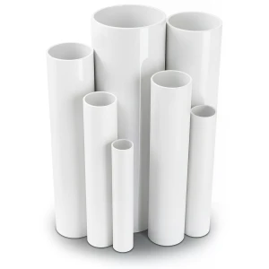 مواسير UPVC ضغط 16 بار قطر خارجي 160 مم سمك 11.9 مم لون أبيض