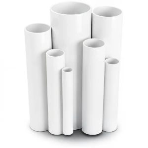 مواسير UPVC ضغط 4 بار قطر خارجي 200 مم سمك 4 مم لون أبيض