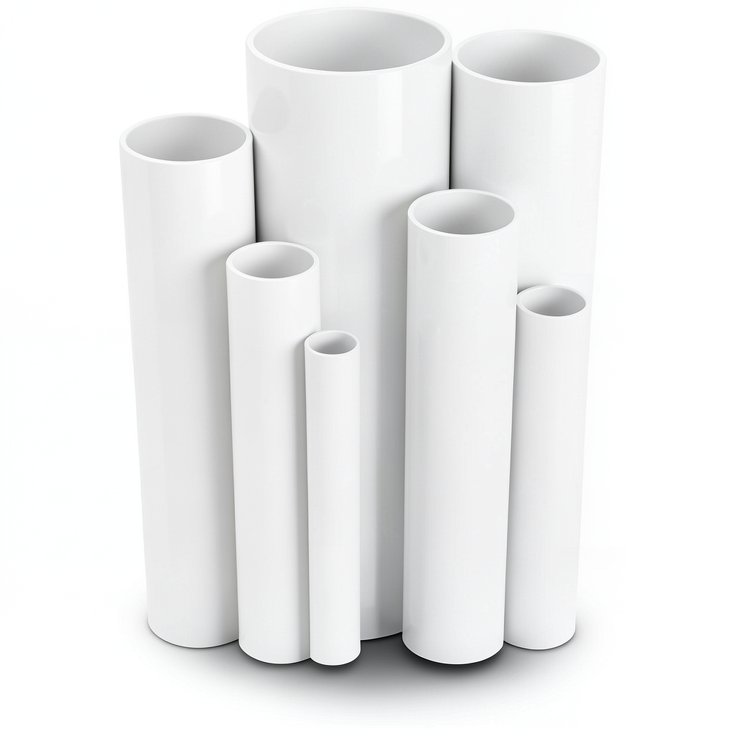 UPVC Pipes Pressure 4 Bar Outside Diameter 200 mm Thickness 4 mm White