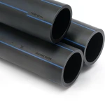 أنابيب HDPE السعودي PE 80 ضغط 5 بار قطر خارجي 90 مم سمك 3.5 مم لون أسود | مصنع أنظمة الانابيب السعودي (SPS)